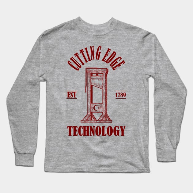 Cutting Edge Technology: Guillotine Long Sleeve T-Shirt by nonbeenarydesigns